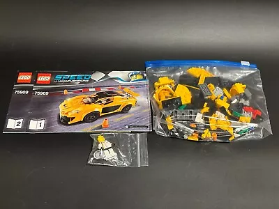 Buy LEGO SPEED CHAMPIONS McLaren P1 #75909 With MINIFIGURES And INSTRUCTIONS • 25£