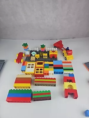 Buy Lego Duplo Bundle Joblot Board, Windows, Printed Blocks, Vehicles  • 18£