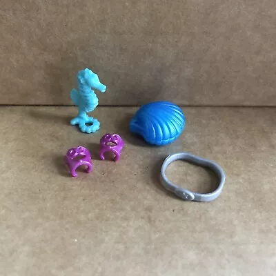 Buy Playmobil Clam Shell Seashell Mermaid Belt Wrist Cuffs & Seahorse, Spares 42 • 2£