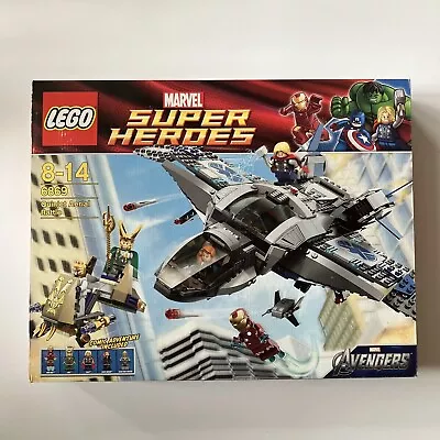 Buy LEGO Marvel Super Heroes 6869 Quinjet Aerial Battle Iron Man Brand New • 110£