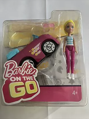 Buy Barbie On The Go Mini Doll & Vehicle FHV77 Mattel Car • 14.09£
