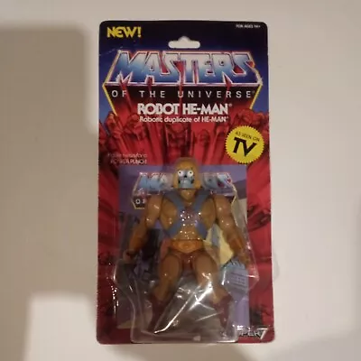 Buy Masters Of The Universe Super7 Retro Action Figure Robot He Man 2019 • 34.99£