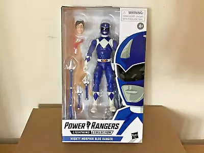 Buy BNIB Power Rangers Lightning Collection Mighty Morphin Blue Ranger Figure Hasbro • 69.99£