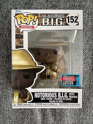Buy Funko POP! Notorious B.I.G With Fedora 2022 Fall Convention Limited Ed. 152 NEW • 23.30£