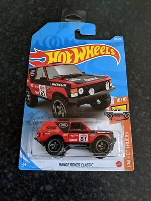 Buy Hot Wheels GRX34	2021	HW Hot Trucks	10/10	Range Rover	Classic	245/250	Red • 6£