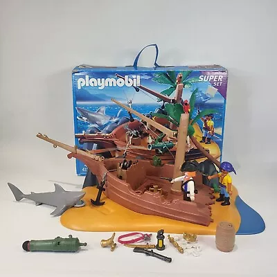 Buy Playmobil Pirate Island (4136) Play Mobil Toy Kids Play Set Boxed Super Set Rare • 24.99£