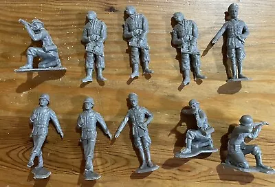 Buy Louis Marx-  WWII German Gray Toy Soldiers - 1960's • 11.65£