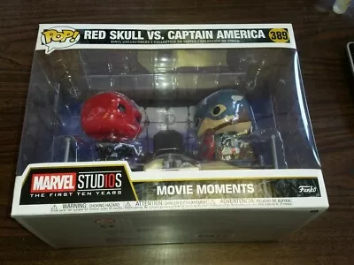 Buy Pop! #389 Movie Moments Red Skull Vs Captain America Vinyl Funko Figure Box Ss1 • 29.89£