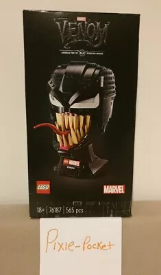 Buy LEGO 76187 VENOM Helmet Head Marvel Super Heroes Spider-man RETIRED NEW SEALED • 91.99£