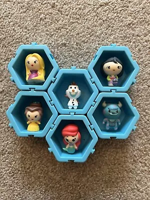 Buy Bundle Of 6 Wow Nano Pod Disney Figures Inc Elsa, Olaf, Ariel And Monster High • 17.99£