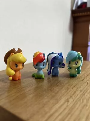 Buy My Little Pony MLP Cutie Mark Crew Mini Figures Lot Of 4 Rainbow Dash Trixie • 3£