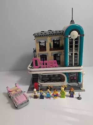 Buy LEGO Creator Expert: Downtown Diner (10260)- 99% Complete Including All Minifigs • 149.99£