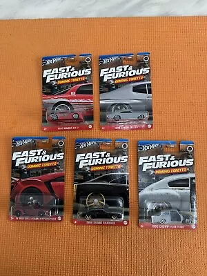 Buy Hot Wheels Fast And Furious - Dominic Toretto Set Of 5 • 28£