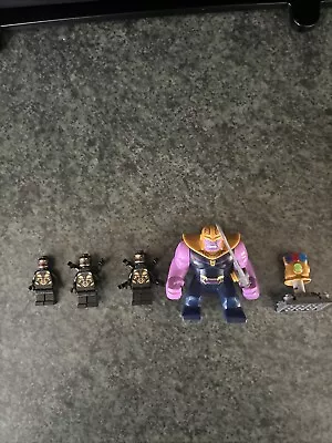 Buy LEGO Marvel Thanos Big Fig Good Condition With Outriders And Infinity Gauntlet • 25.99£