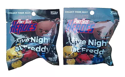 Buy LOT 2x FUNKO FIVE NIGHTS AT FREDDY'S PINT SIZE HEROES FIGURES BRAND NEW & SEALED • 14.95£