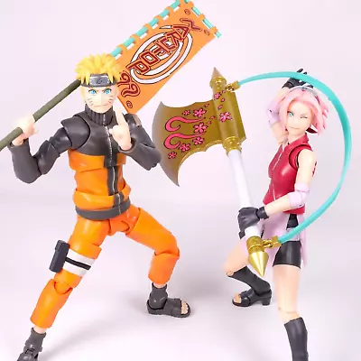 Buy S.H.Figuarts Naruto Uzumaki & Sakura Haruno -NARUTOP99 Edition- Bandai Authentic • 105.25£