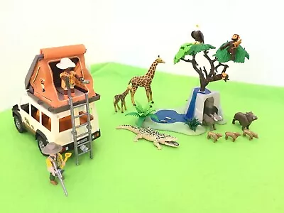 Buy Playmobil Wildlife Safari Truck 6798 With Tent And Lots Of Extras • 0.99£