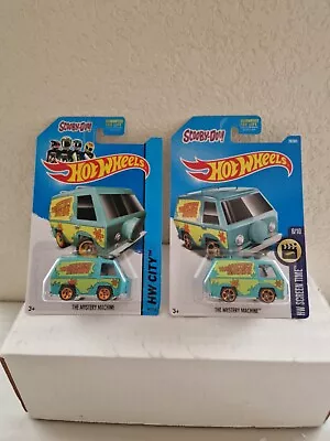 Buy Hot Wheels Lot X2 The Mystery Machine Scooby Doo HW City / HW Screen Time C63 • 14.68£