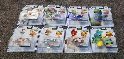 Buy Disney Pixar Toy Story 4 Hot Wheels Collector Character Cars Complete Set Of 8 • 25£