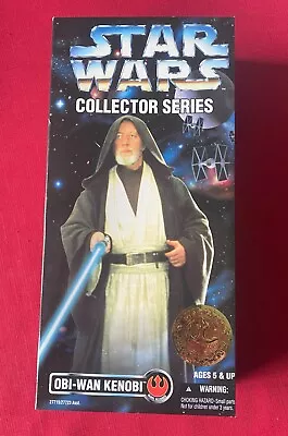 Buy Star Wars Boxed BEN OBI WAN KENOBI Collector Series 12  Figure Doll KENNER 1996 • 19£