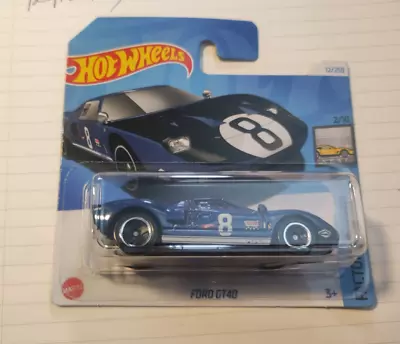 Buy Hot Wheels Ford GT40 Dark Blue 2024 1:64 Diecast Car • 1.70£