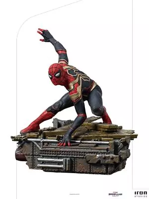 Buy Spider-Man No Way Home Peter #1 Deluxe Bds 1/10 Statue Iron Studios Sideshow • 189.48£