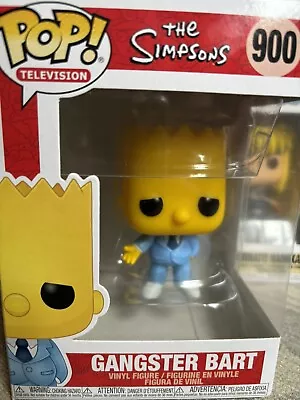 Buy Funko Pop Television | The Simpsons | Gangster Bart #900 • 15£
