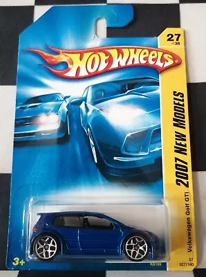 Buy Hot Wheels 2007 New Models Volkswagen Golf GTi Long Card 027/180 #27/36 • 12.95£