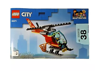 Buy LEGO - FIRE SERVICE HELICOPTER From Set  60271  With Pilot - New  REF Cb 38x • 8.95£
