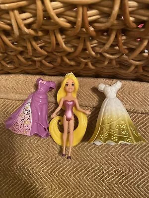 Buy Disney Princess Rapunzel Magiclip Magic Clip Doll & 2 Dresses • 12.99£