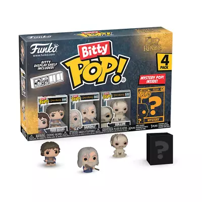 Buy Funko Bitty POP! Lord Of The Rings Frodo Baggins 4-pack Vinyl Figures New • 15.99£