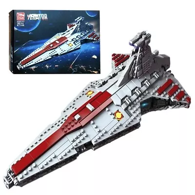 Buy MOC Star Wars Venator Class Republic Attack Cruiser 8039 Building Bricks Set UK • 39.99£