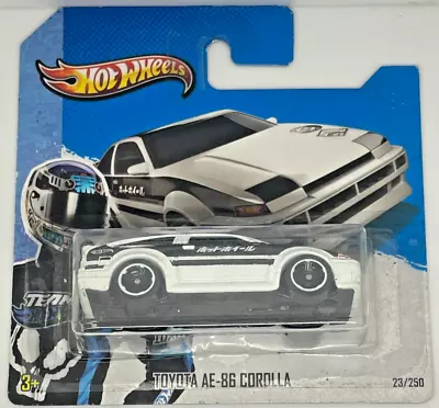 Buy Hot Wheels Toyota Corolla Coupe Ae 86 White 2013 Mint Short Card 147 • 9.99£