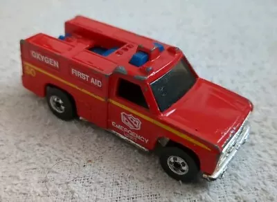 Buy Vintage 1974 Hot Wheels Redline Emergency Unit 50 Red Fire Truck. • 5.95£