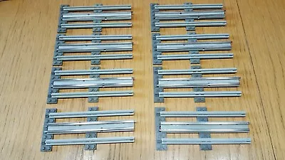 Buy TOP LEGO 12V Rails 8x Straight 7854 7850, Straight Tracks Rails Train Railway1 • 23.22£