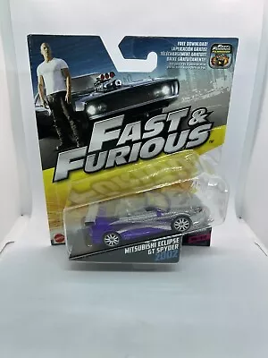 Buy Mattel Fast And Furious 1:55 Mitsubishi Eclipse GT Spyder • 55£