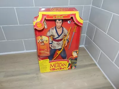 Buy Disney's Mulan Captain Li Shang Doll 1997 Mattel #18897 *New In Box* • 39.99£