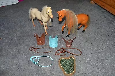 Buy Barbie - Horse And Other -Carriage - Gym Bars - Wardrobe - Saddles And Reins • 4.99£