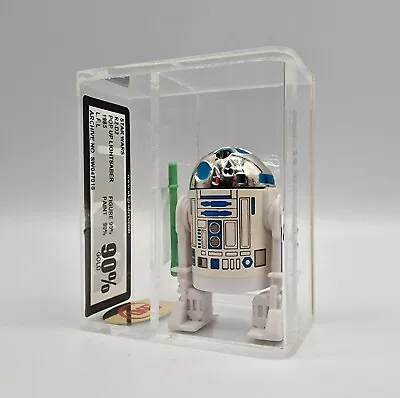 Buy Vintage Star Wars ✧ R2-d2 ✧ Pop-up Lightsaber Last 17 Ukg 90 Gold Afa Dt1 • 1,250£