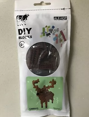 Buy DIY Blocks Lego Equivalent Reindeer Age 6+ Years 150 Pieces Brand New Great Gift • 1.50£