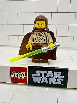 Buy Lego Star Wars Minifigure - Qui-Gon Jinn - Sw0027 - Set 7161 7204 7101 • 9.95£