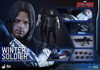 Buy New Hot Toys MMS351 Captain America- Civil War Winter Soldier 2.0 1/6 Figure • 237.19£