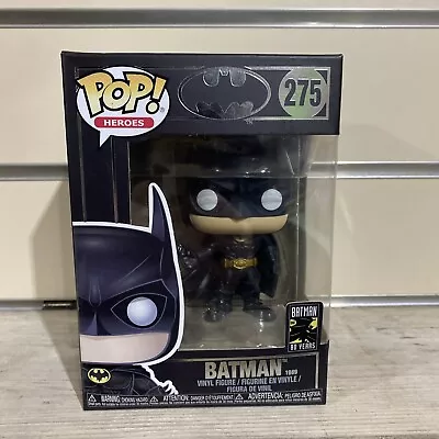 Buy Funko Pop! Vinyl DC Comics 80th Anniversary Batman 1989 Action Figure #275 • 6.99£