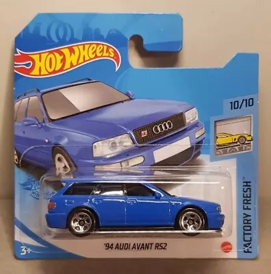 Buy Hot Wheels '94 AUDI AVANT RS2 Blue 2021 HW Factory Fresh 1:64 GRX27 Short Card 2 • 9.49£