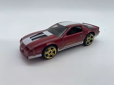 Buy Hot Wheels '85 Chevrolet Camaro IROC-Z #191 Metalflake Red 2021 Loose • 3.75£