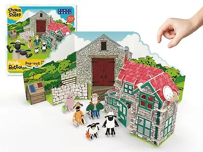 Buy PLAYPRESS Shaun The Sheep Mossy Bottom Pop-out Playset. Includes Farmers House,  • 17.53£