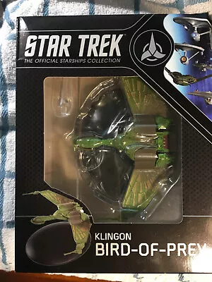 Buy Eaglemoss Star Trek.  Klingon Bird-of-Prey- Listed As Used Dent On Box Corner • 21.43£
