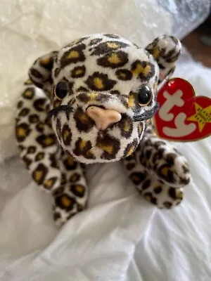 Buy Ty Beanie Babies Freckles The Leopard With Tag Retired 1996 Vintage • 3£