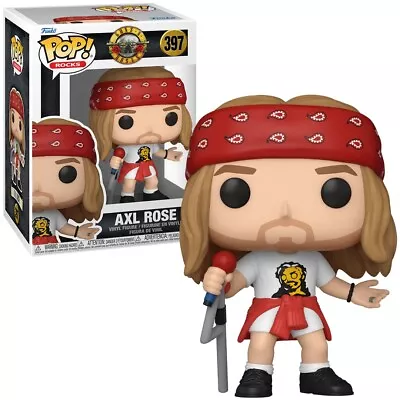 Buy Funko POP! Guns N Roses Axl Rose 1980s #397 Rocks Vinyl Figure New • 15.99£