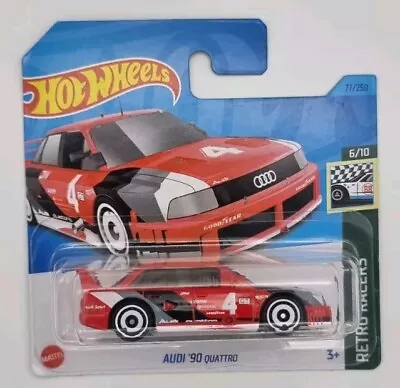 Buy Hot Wheels Audi '90 Quattro 77/250 Retro Racers 6/10 2023 Red HKJ81 • 3.89£